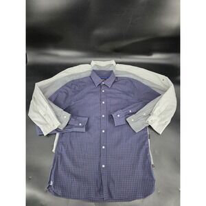 Lot of 3 Plaid Long Sleeve Shirts Allen Edmonds/Patagonia/Ralph Lauren Size M